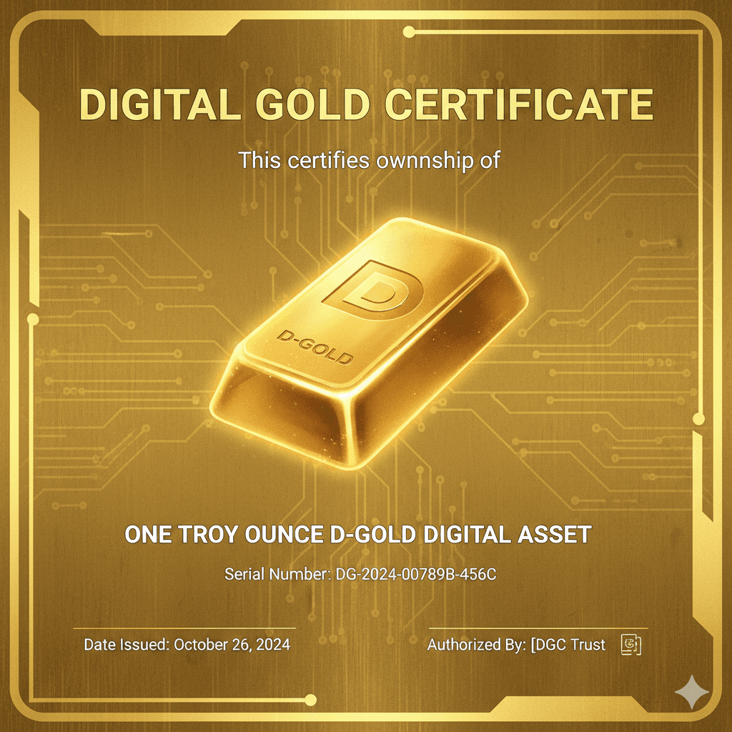 Digital D-Gold Bar Logo